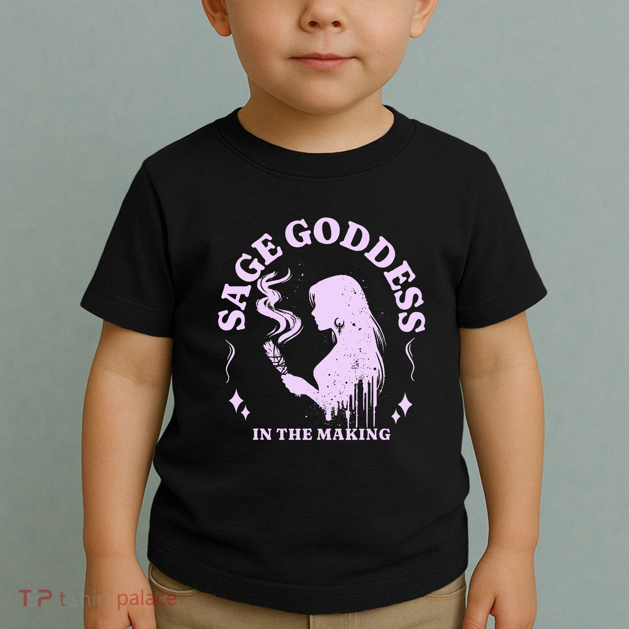 Sage Goddess In The Making Spiritual Energy Holistic Vibes Toddler T-Shirt