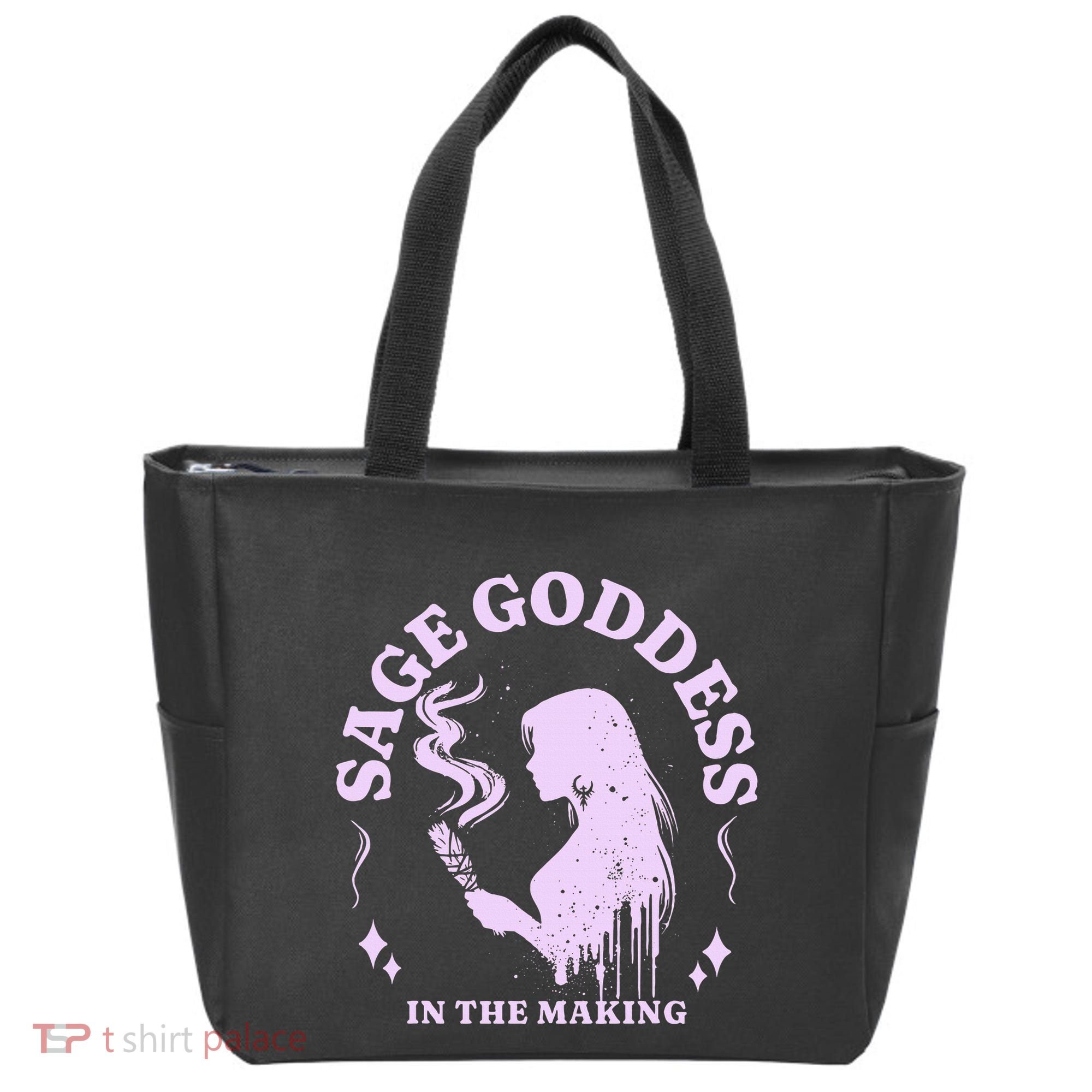 Sage Goddess In The Making Spiritual Energy Holistic Vibes Tote Bag