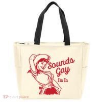 Sounds Gay IM In Retro Lgbt 80s Pride Tote Bag thumb 0