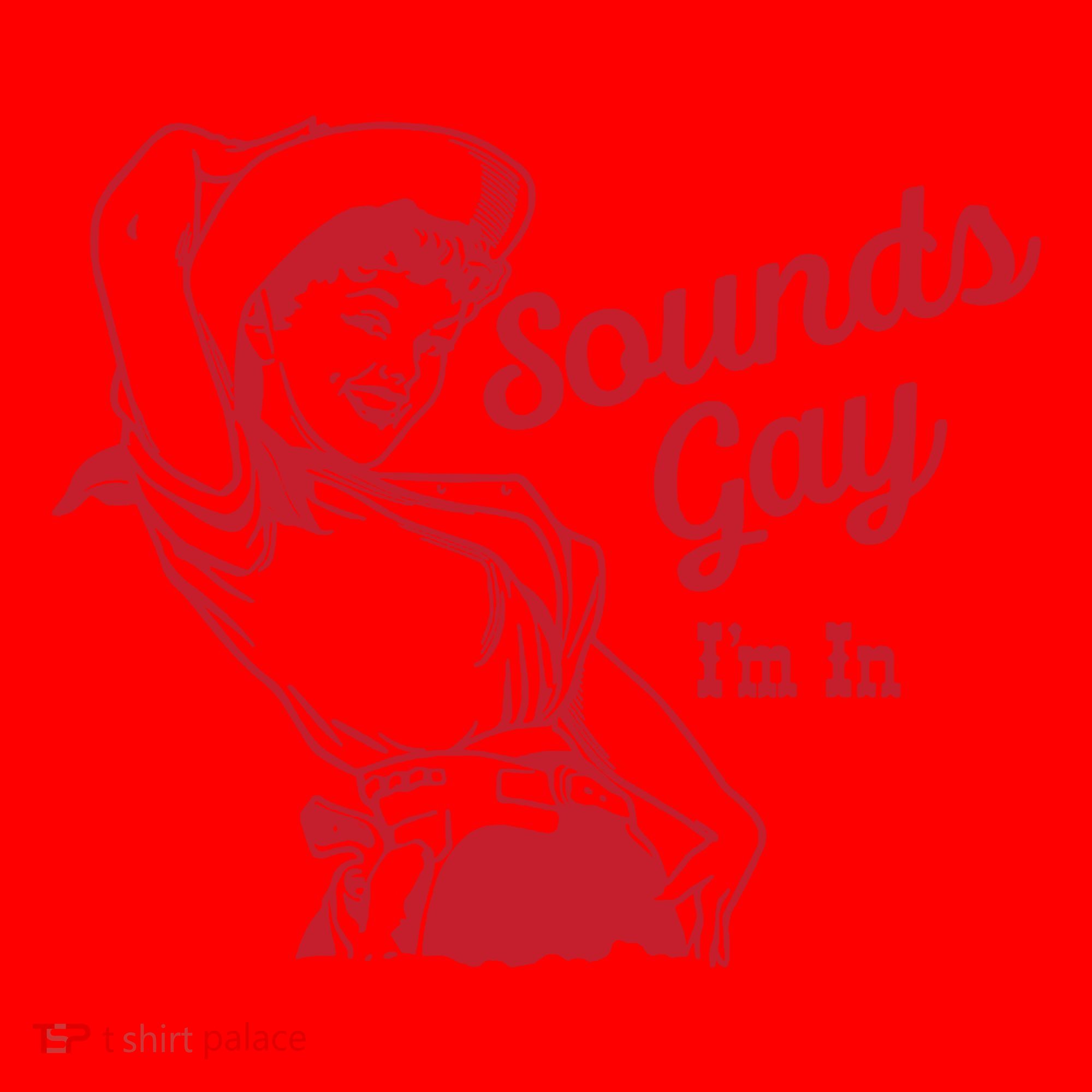 Sounds Gay IM In Retro Lgbt 80s Pride Santa Hat
