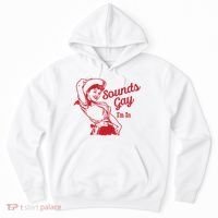 Sounds Gay IM In Retro Lgbt 80s Pride Hoodie thumb 0