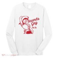 Sounds Gay IM In Retro Lgbt 80s Pride Long Sleeve Shirt thumb 0