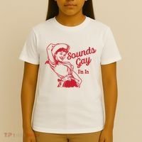 Sounds Gay IM In Retro Lgbt 80s Pride T-Shirt thumb 4