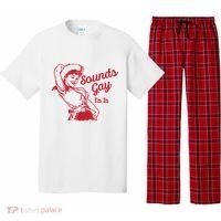Sounds Gay IM In Retro Lgbt 80s Pride Pajama Set thumb 0