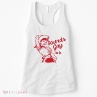 Sounds Gay IM In Retro Lgbt 80s Pride Women's Tank Top thumb 0