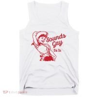 Sounds Gay IM In Retro Lgbt 80s Pride Tank Top thumb 0