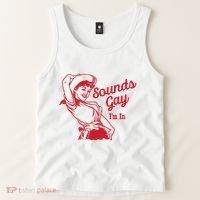Sounds Gay IM In Retro Lgbt 80s Pride Tank Top thumb 2