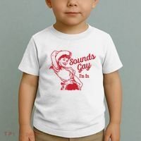 Sounds Gay IM In Retro Lgbt 80s Pride Toddler T-Shirt thumb 2