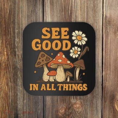 See Good in All Things Coaster