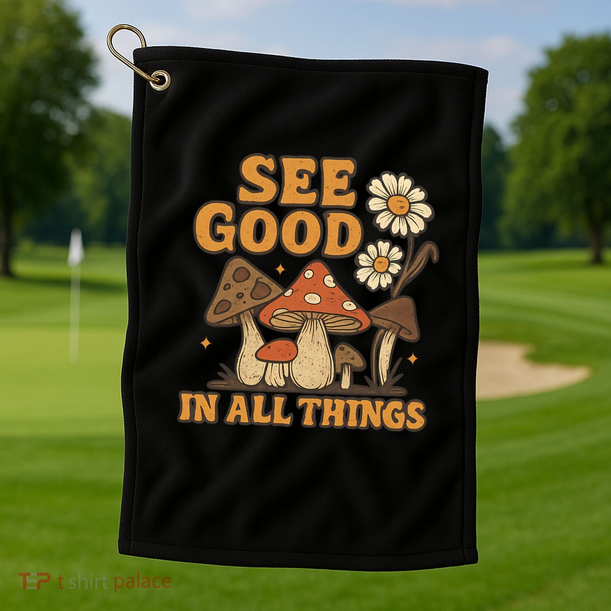 See Good in All Things Golf Towel