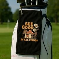 See Good in All Things Golf Towel thumb 2