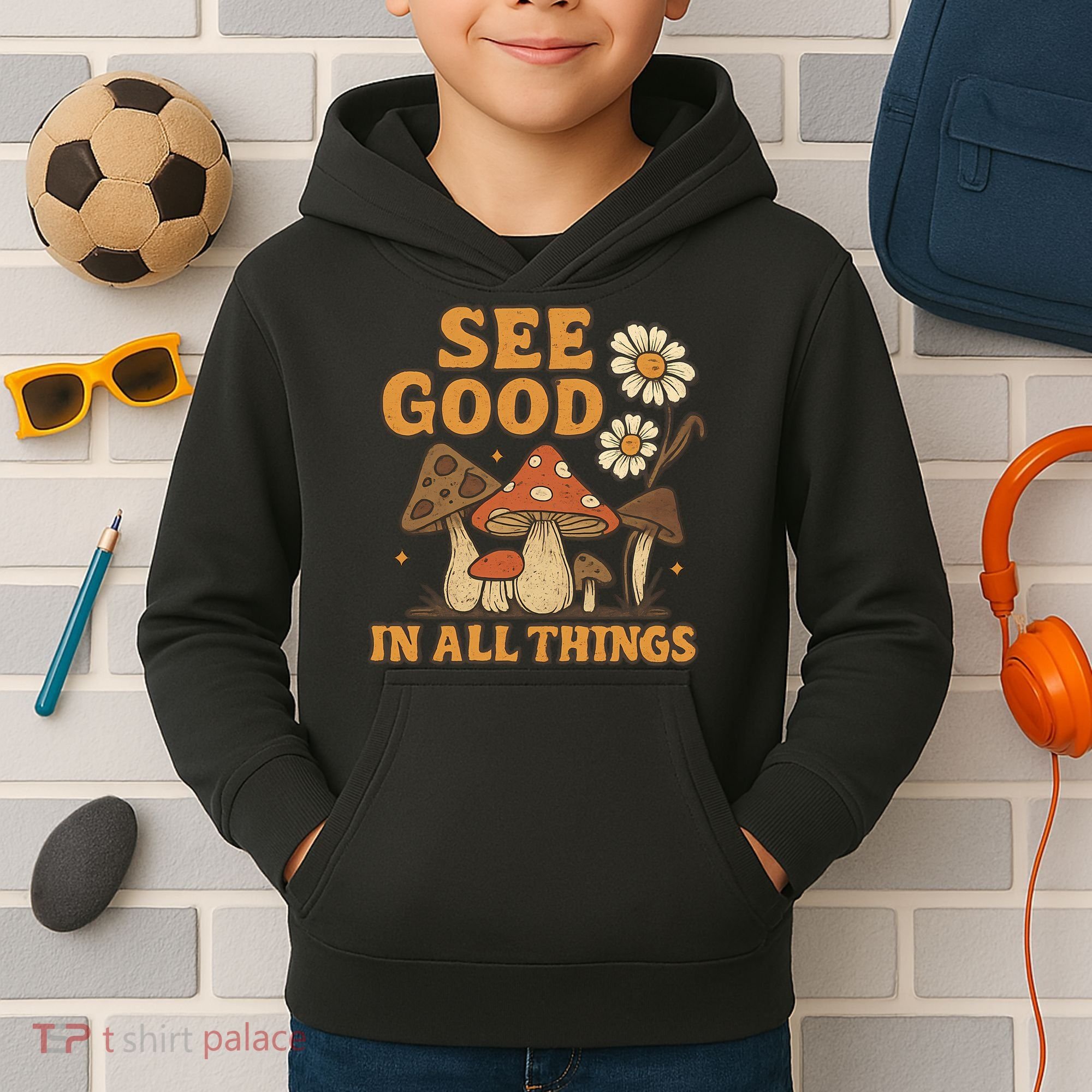 See Good in All Things Kids Hoodie