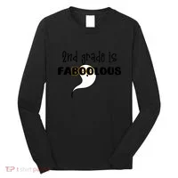 Second Grade Is Faboolous Halloween Fab Meme Pun Long Sleeve Shirt thumb 0