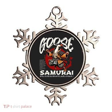Samurai Goose Japan Bushido Oni Ronin Warrior Ornament