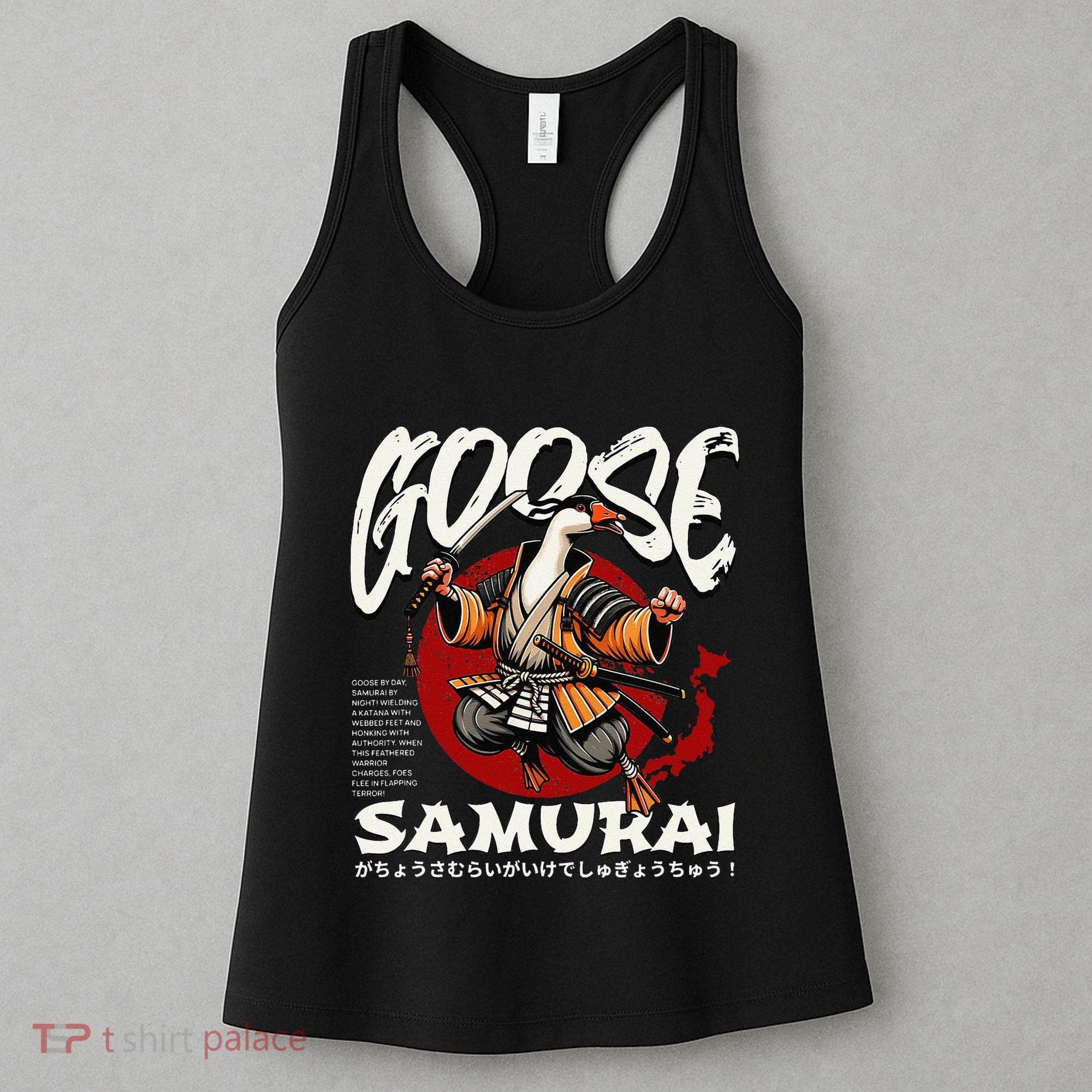 Samurai Goose Japan Bushido Oni Ronin Warrior Women's Tank Top