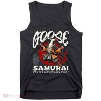 Samurai Goose Japan Bushido Oni Ronin Warrior Tank Top thumb 0