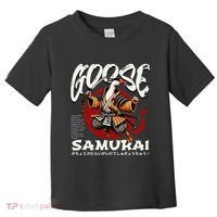 Samurai Goose Japan Bushido Oni Ronin Warrior Toddler T-Shirt thumb 0