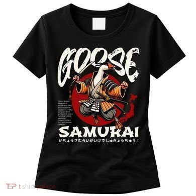 Samurai Goose Japan Bushido Oni Ronin Warrior Women's T-Shirt