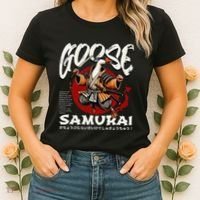 Samurai Goose Japan Bushido Oni Ronin Warrior Women's T-Shirt thumb 2