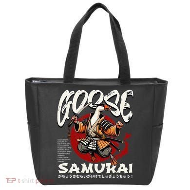 Samurai Goose Japan Bushido Oni Ronin Warrior Tote Bag