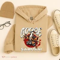 Samurai Goose Japan Bushido Oni Ronin Warrior Hoodie thumb 4