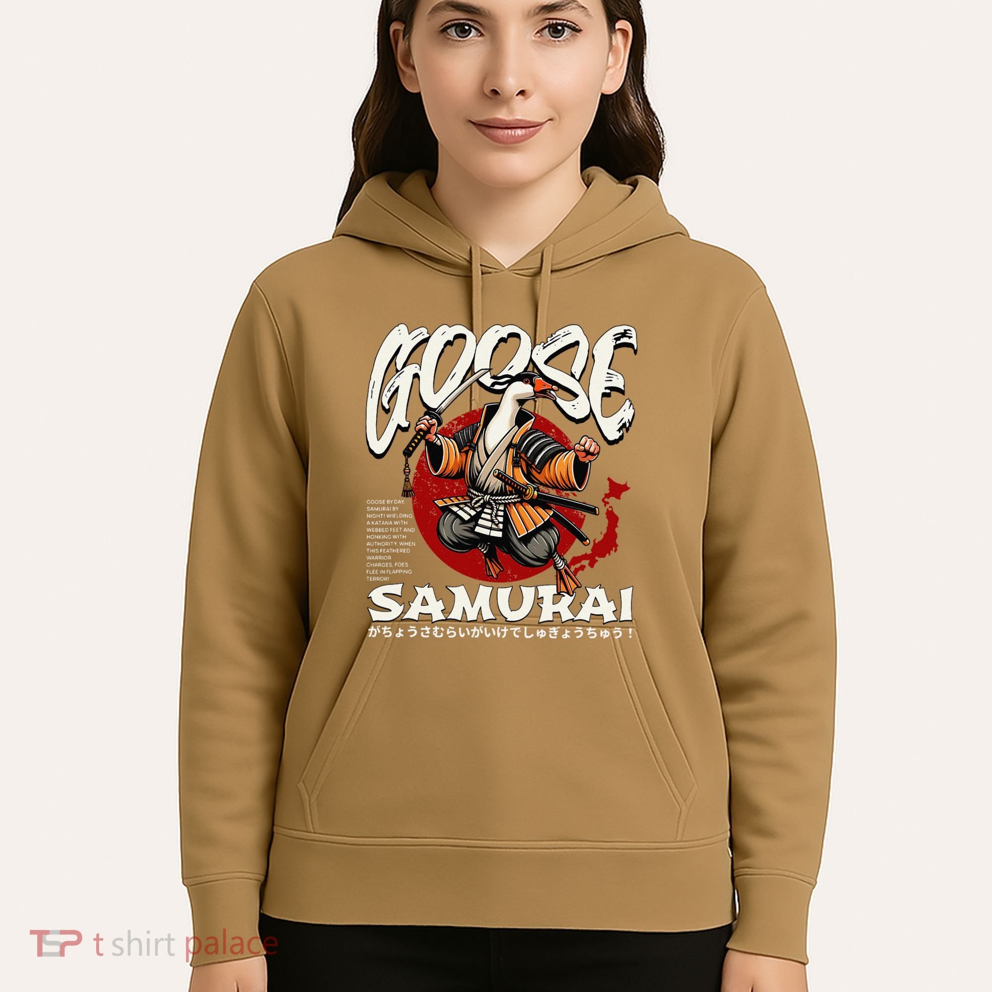 Samurai Goose Japan Bushido Oni Ronin Warrior Hoodie