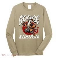 Samurai Goose Japan Bushido Oni Ronin Warrior Long Sleeve Shirt thumb 0
