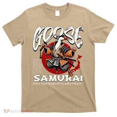 Samurai Goose Japan Bushido Oni Ronin Warrior T-Shirt