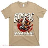 Samurai Goose Japan Bushido Oni Ronin Warrior T-Shirt thumb 0