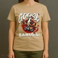 Samurai Goose Japan Bushido Oni Ronin Warrior T-Shirt thumb 4