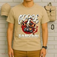 Samurai Goose Japan Bushido Oni Ronin Warrior T-Shirt thumb 6