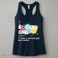 Soccer Girl Like A Normal Girl But Cooler Women's Tank Top thumb 3