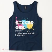 Soccer Girl Like A Normal Girl But Cooler Tank Top thumb 2