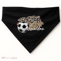 Soccer Grandma Leopard Soccer Grandma USA-Made Doggie Bandana thumb 0