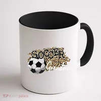 Soccer Grandma Leopard Soccer Grandma Coffee Mug thumb 1