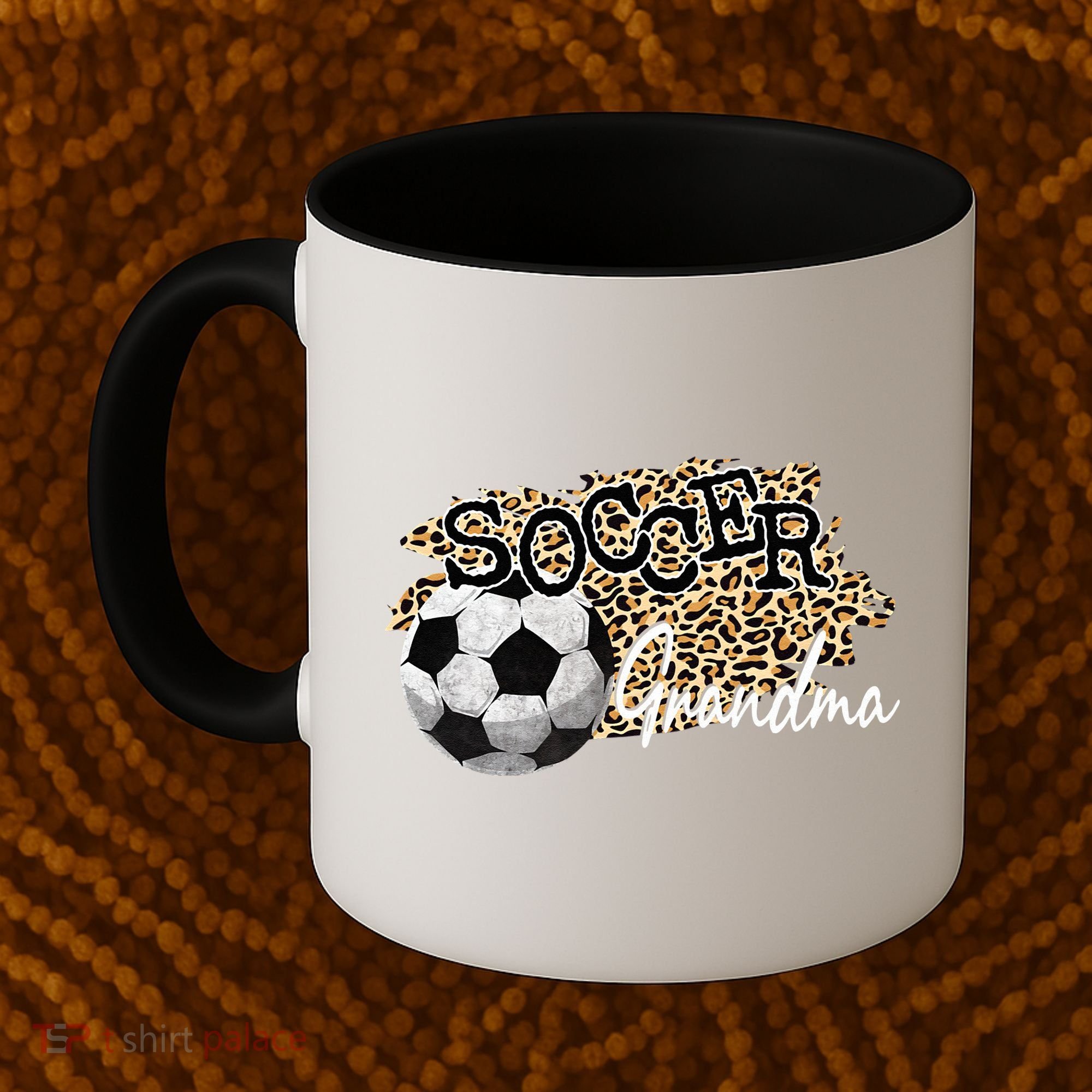 Soccer Grandma Leopard Soccer Grandma Coffee Mug