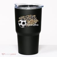 Soccer Grandma Leopard Soccer Grandma Tumbler thumb 0