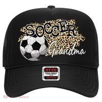 Soccer Grandma Leopard Soccer Grandma Hat thumb 0