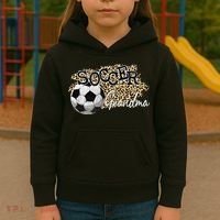 Soccer Grandma Leopard Soccer Grandma Kids Hoodie thumb 3