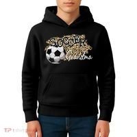 Soccer Grandma Leopard Soccer Grandma Kids Hoodie thumb 4