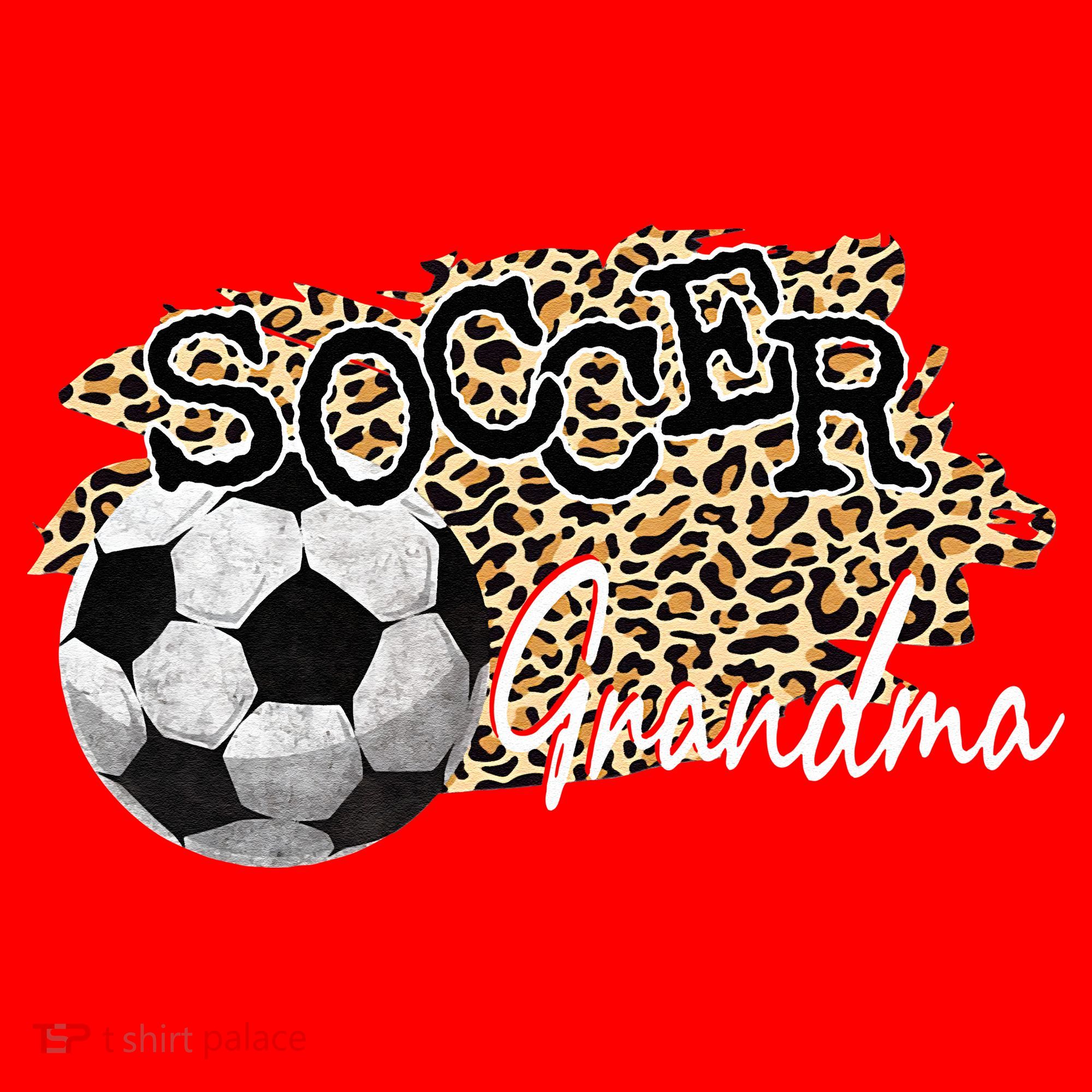 Soccer Grandma Leopard Soccer Grandma Santa Hat