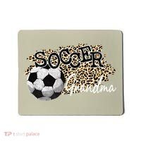 Soccer Grandma Leopard Soccer Grandma Mousepad thumb 0