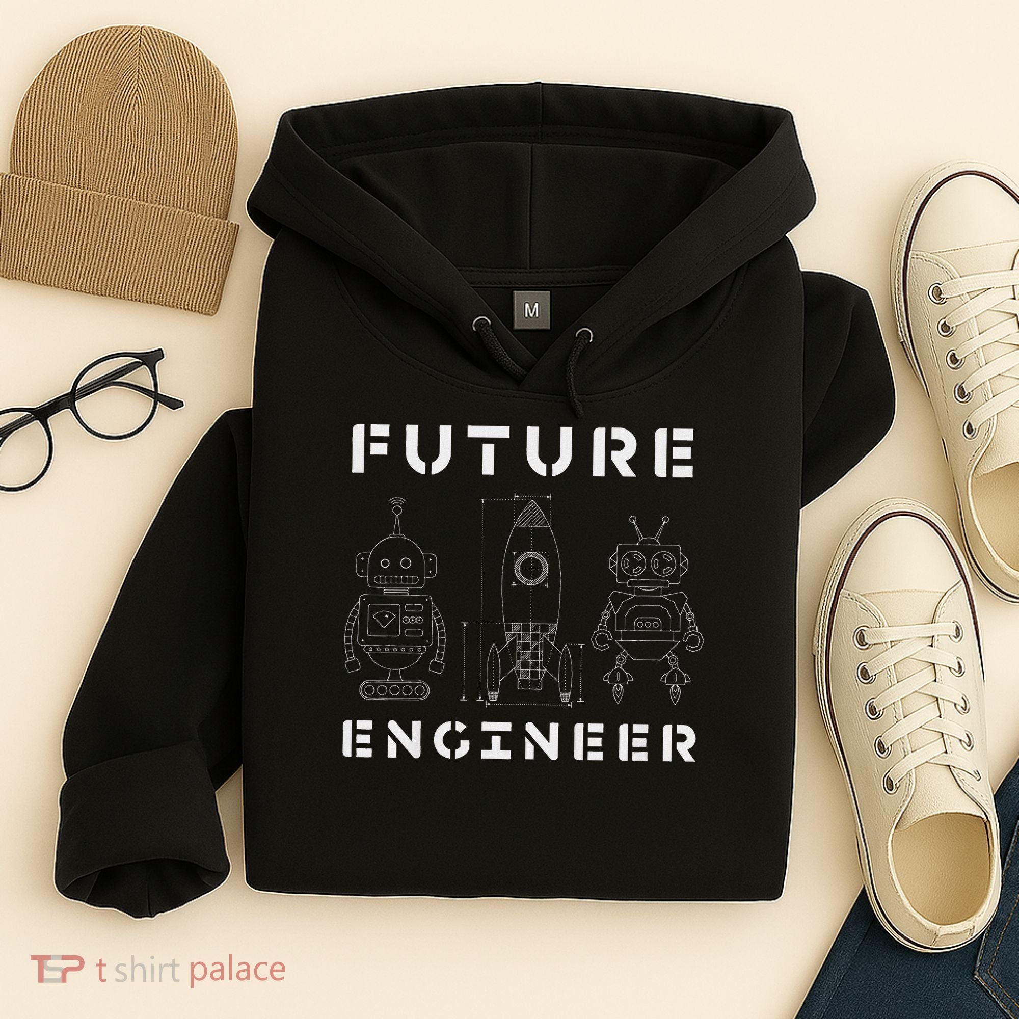Stem Gift Love Math Physics Boys Girls Kids Future Engineer Hoodie