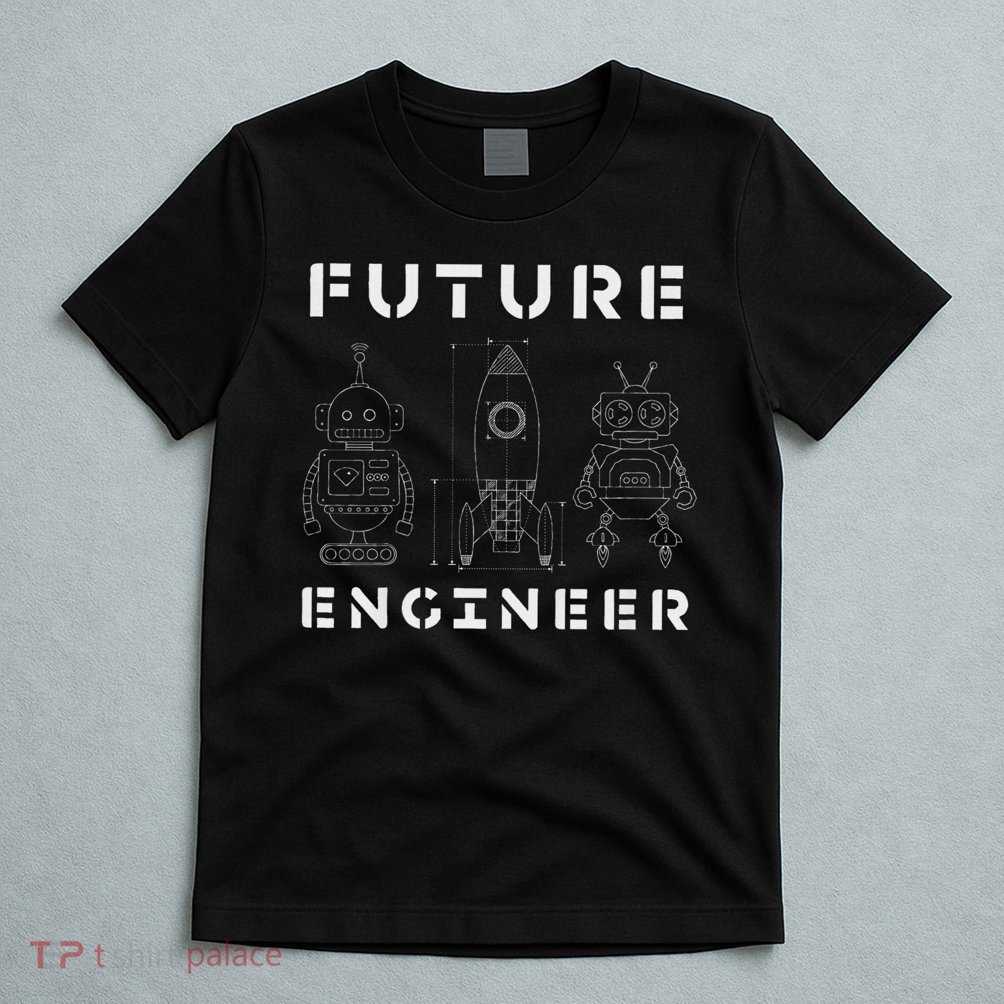 Stem Gift Love Math Physics Boys Girls Kids Future Engineer T-Shirt