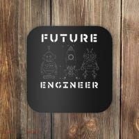 Stem Gift Love Math Physics Boys Girls Kids Future Engineer Coaster thumb 0