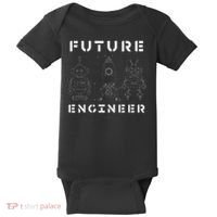 Stem Gift Love Math Physics Boys Girls Kids Future Engineer Baby Bodysuit thumb 0