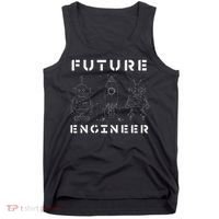 Stem Gift Love Math Physics Boys Girls Kids Future Engineer Tank Top thumb 0