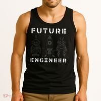 Stem Gift Love Math Physics Boys Girls Kids Future Engineer Tank Top thumb 3