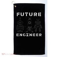 Stem Gift Love Math Physics Boys Girls Kids Future Engineer Golf Towel thumb 0