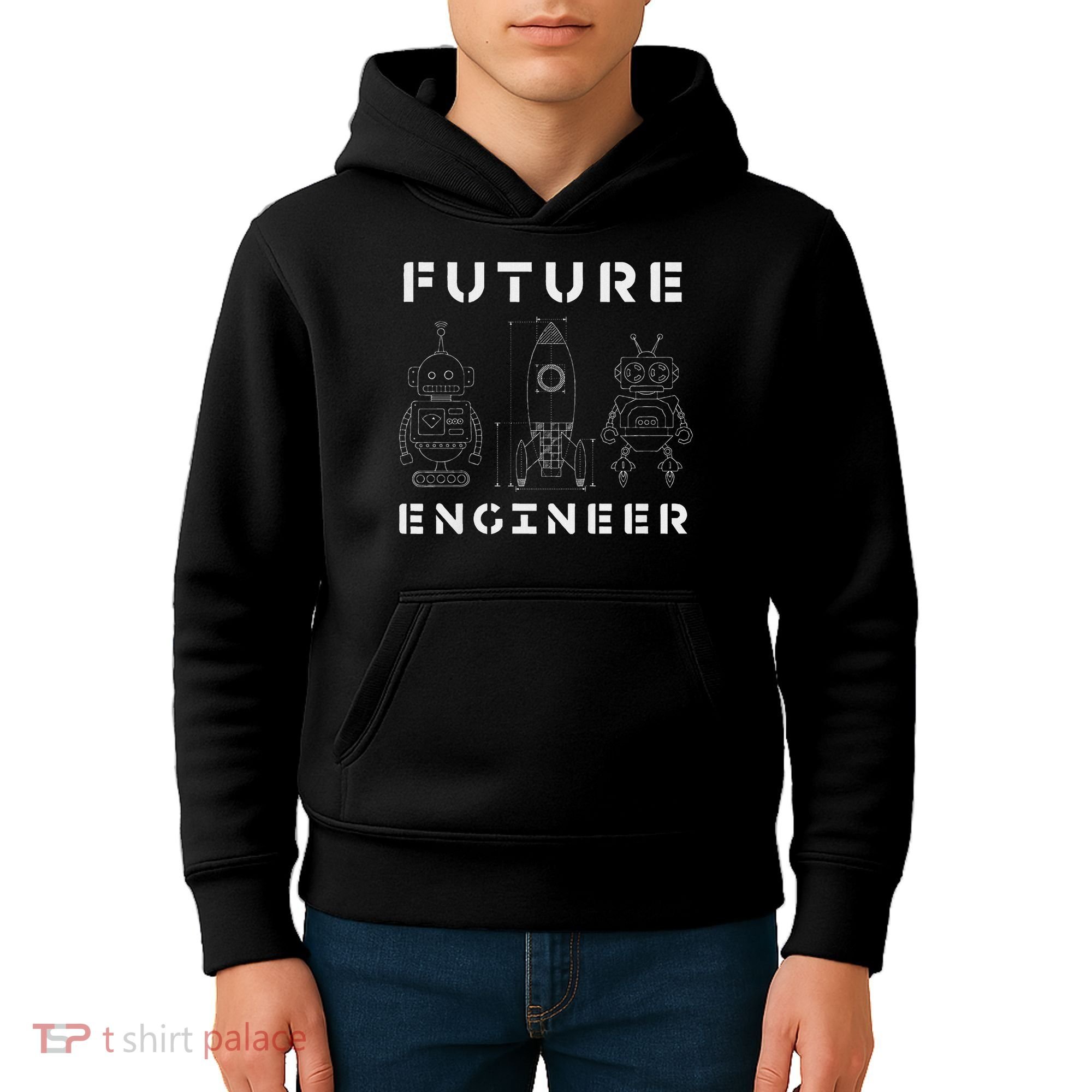 Stem Gift Love Math Physics Boys Girls Kids Future Engineer Kids Hoodie